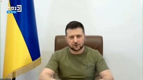 Le président ukrainien Volodymyr Zelensky le 20 mars 2022.