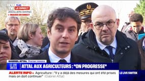 Gabriel Attal, sur la colère des agriculteurs: "Il faut maintenir le dialogue, car il faut qu'on puisse rendre des comptes et montrer que ça progresse"