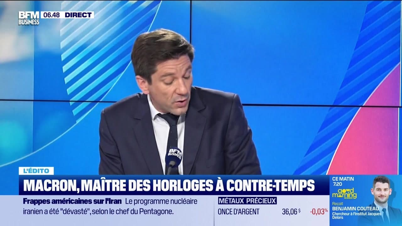 L’Edito de Raphaël Legendre : Macron, maître des horloges à contre ...