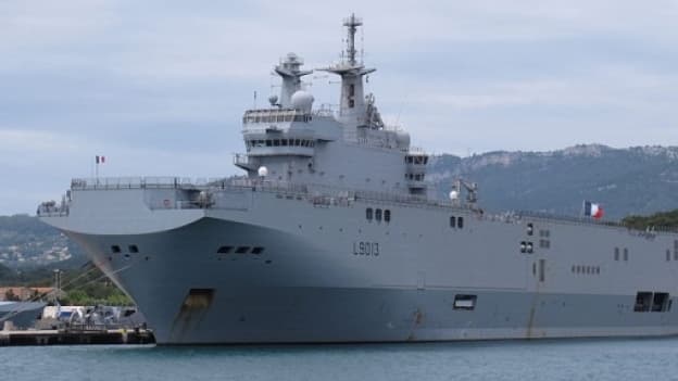 Le "Vladivostok" a effectué ces dernières semaines des essais en mer au large de Saint-Nazaire dans l'ouest de la France.
