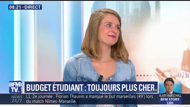 Lila Le Bas, la présidente de l'Unef, était l'invitée de BFMTV.