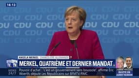 Angela Merkel annonce que son "quatrième mandat de chancelière sera le dernier"