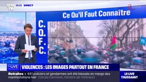 Mobilisation contre la réforme des retraites: des scènes de violences partout en France