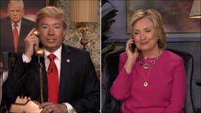 La fausse conversation entre Hillary Clinton et Donald Trump