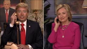 La fausse conversation entre Hillary Clinton et Donald Trump