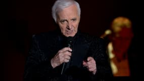 Charles Aznavour, lors d'un concert à Berlin, le 22 mai dernier.