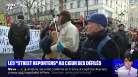 Qui sont les "street reporters" présents dans les manifestations?