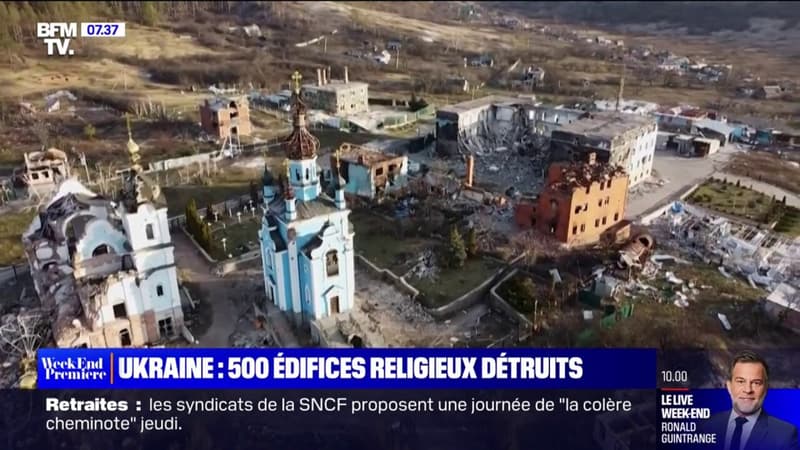 Ukraine: 500 édifices religieux détruits par la guerre