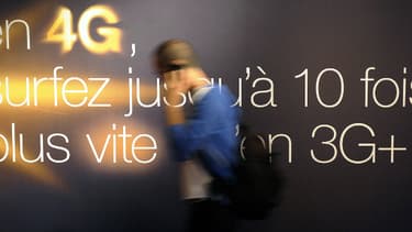 Affiche annonçant l'arrivée de la 4G (Photo d'illustration).