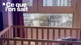 Les impacts de balle ont notamment touché la fenêtre d'un immeuble de Guyancourt