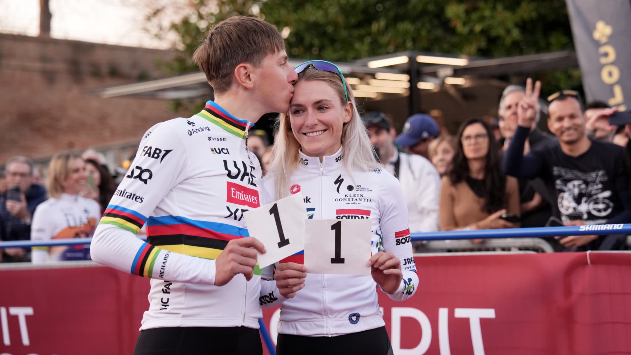 "SI ON POUVAIT, ON IRAIT TOUJOURS SUR LES MÊMES COURSES": LE BONHEUR PARTAGÉ DE POGACAR ET SA COMPAGNE ZIGART, TOUS LES DEUX EN LICE AUX CHAMPIONNATS D'EUROPE
