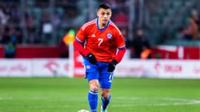 Alexis Sanchez avec le Chili.