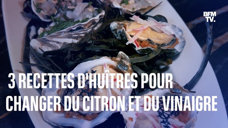 3 recettes pour changer des huitres au citron ou au vinaigre