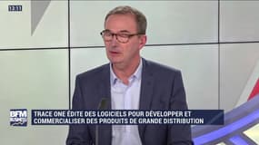 Christophe Vanackère (Trace One) : Trace One édite des logiciels pour développer et commercialiser des produits de grande distribution - 07/03