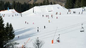 Les pistes de La Clusaz le 17 février 2011