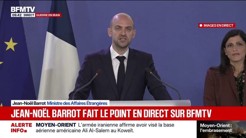 Base navale française touchée par une frappe aux Émirats: "Des dégâts uniquement matériels et limités", déclare Jean-Noël Barrot, ministre des Affaires étrangères