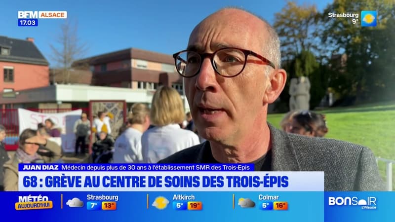 Haut-Rhin: près de Colmar, 200 salariés du centre de soins des Trois-Epis en grève