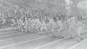 Le départ d'une course au stade olympique de Colombes en 1924.
