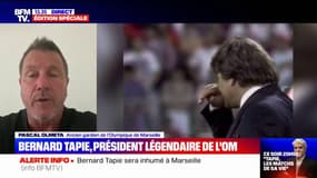 Mort de Bernard Tapie: "Ses mots résonneront tout le temps", témoigne Pascal Olmeta, ancien gardien de l'OM