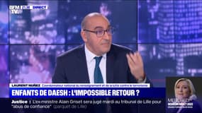 Laurent Nuñez sur le rapatriement des enfants français de Daesh: "Chaque fois qu'on le peut, on mène ce type d'opérations"