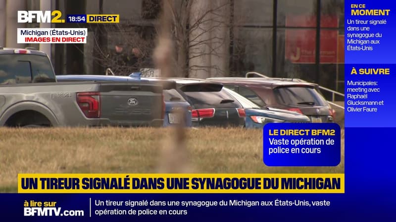 Un tireur signalé dans une synagogue du Michigan: vaste opération de police en cours