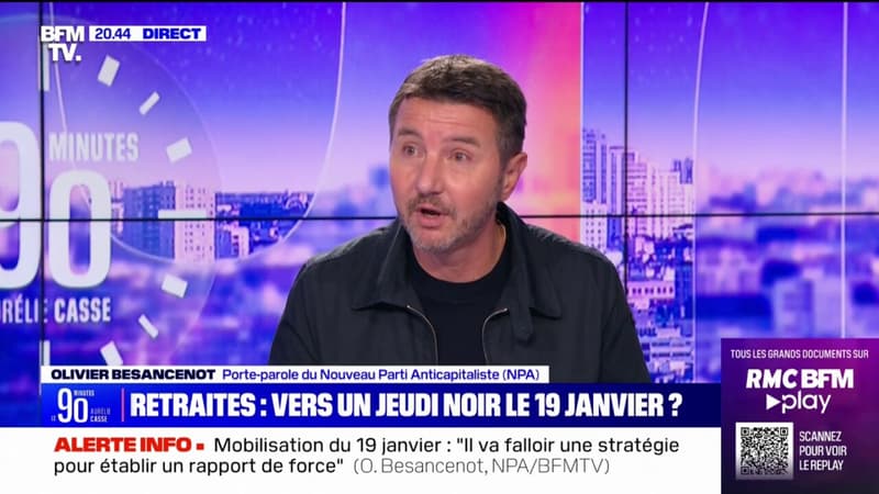 Olivier Besancenot: « Le gouvernement joue avec le feu, donc il ne faudra pas se plaindre s’il se brûle »