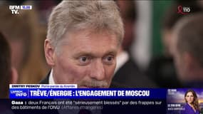 Dmitry Peskov, porte-parole du Kremlin: "L'armée russe s'abstient de toute frappe sur les infrastructures énergétiques ukrainiennes"
