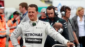 Michael Schumacher en mai 2013