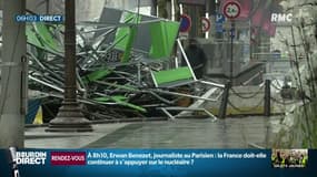 "Gilets jaunes" en comparution immédiate: une matraque de policier et des pavés "emportés en souvenirs"