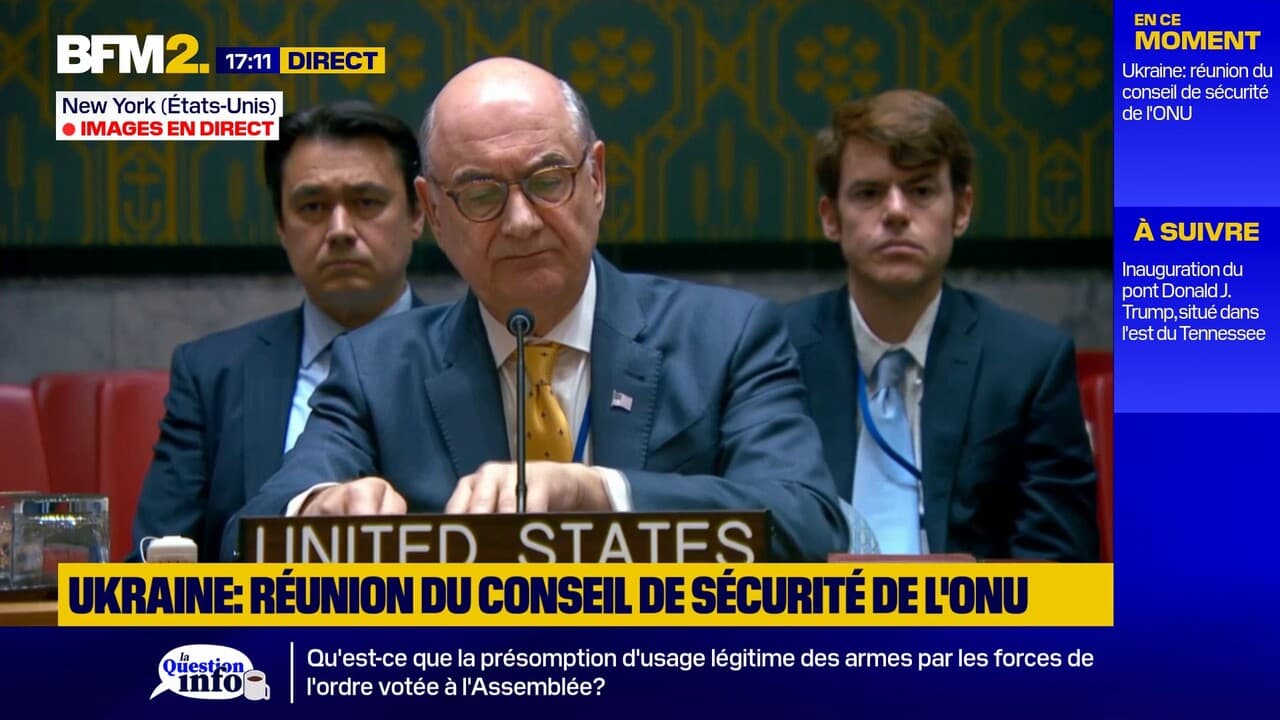 À l'ONU, les États-Unis exigent un cessez-le-feu immédiat et un règlement négocié "dès que faire se peut"