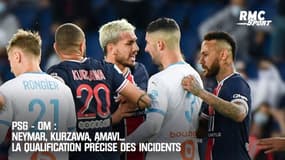 PSG-OM : Neymar, Kurzawa, Amavi... la qualification précise des incidents