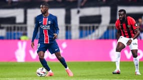 Ousmane Dembélé lors du match de Ligue 1 entre le PSG et Nice, 6 octobre 2024