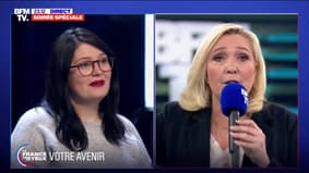 Marine Le Pen: "Les gens qui sont partis [du RN] n'ont pas la vision qui est la mienne"