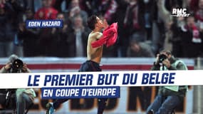 Eden Hazard : pour le LOSC, le premier but en Coupe d'Europe du Belge