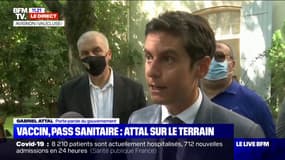 Gabriel Attal: "Nous commençons à voir la 4e vague franchir les portes de l'hôpital"