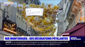 Paris: la rue Montorgeuil se transforme en rue des Bulles