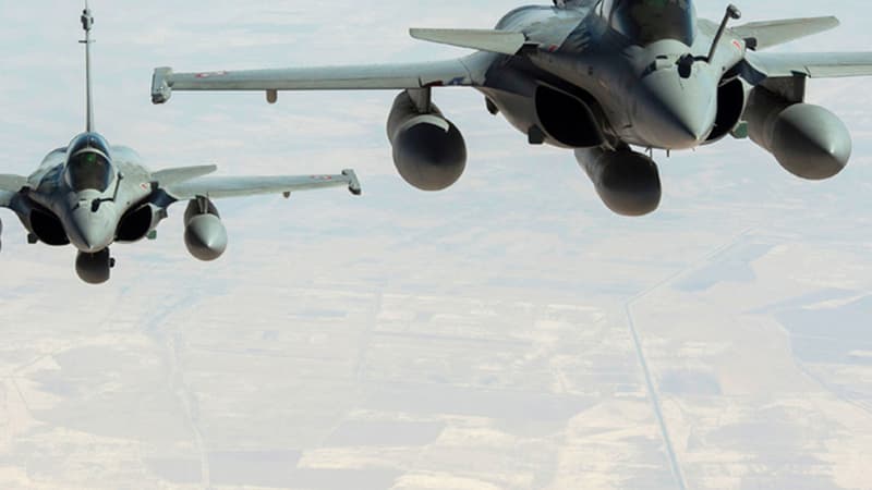 Rafale en vol. (Illustration)