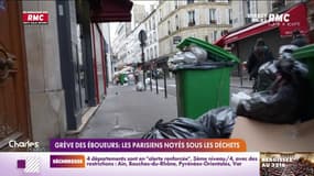 Grève des éboueurs: les parisiens noyés sous les déchets