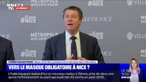 Christian Estrosi "a toujours considéré que le port du masque aurait dû être obligatoire"