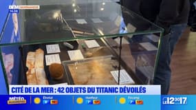 Cité de la Mer: 42 objets du Titanic dévoilés à Cherbourg