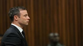Oscar Pistorius lors de son procès. 