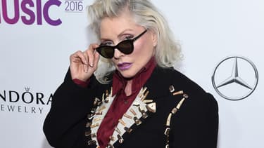 Debbie Harry, la chanteuse du groupe Blondie, en décembre 2016 à New York, aux Billboard Women in music.