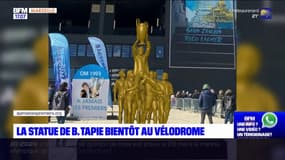  "Un grand homme pour l'OM": l'installation de la future statue de Bernard Tapie ravit les supporteurs