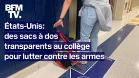 Ces collégiens américains portent des sacs à dos transparents pour détecter rapidement la présence d'armes à feu