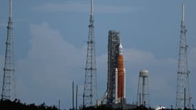 La fusée de la Nasa au départ de la mission Artemis en Floride, aux Etats-Unis, le 28 août 2022
