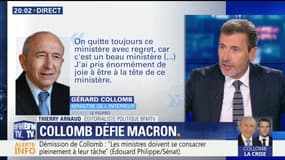 Gérard Collomb défie Emmanuel Macron