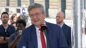 Le leader de La France insoumise Jean-Luc Mélenchon sur RMC et RMC Story le 20 juin 2024