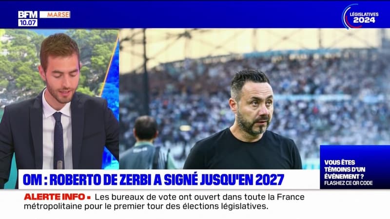 OM: Roberto de Zerbi devient officiellement le nouvel entraîneur, il a signé jusqu'en 2027