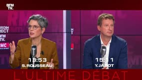 Yannick Jadot face à Sandrine Rousseau - 24/09