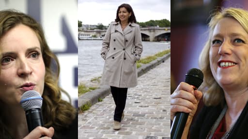 Nathalie Kosciusko-Morizet, Anne Hidalgo et Danielle Simonnet sont candidates aux élections municipales à Paris